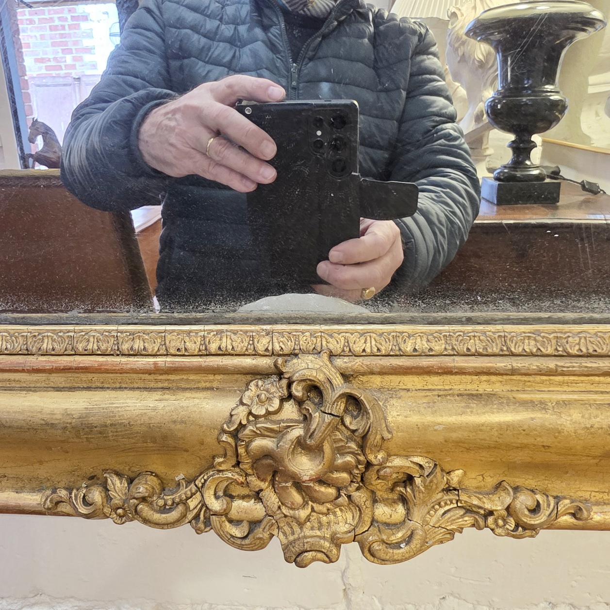 A French Napoleon III Mirror A French Napoleon III Mirror